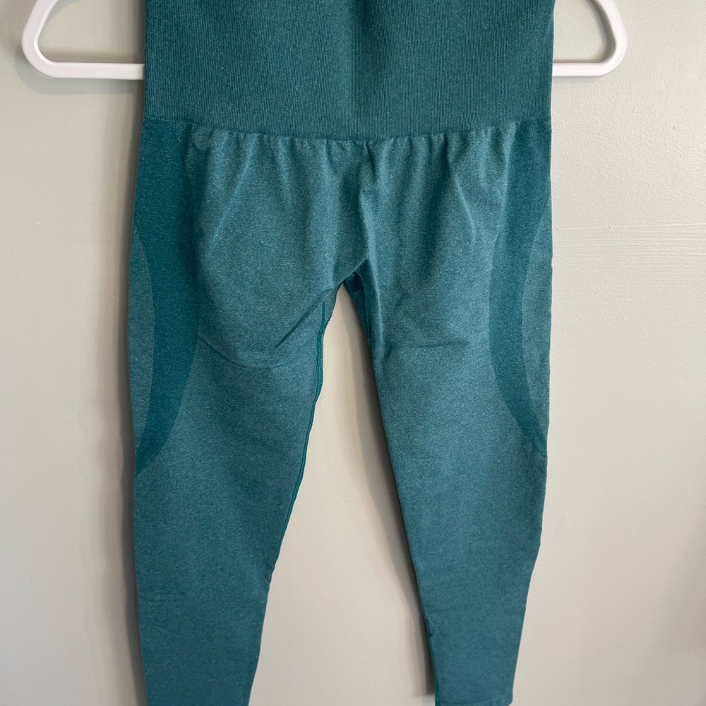 NWOT NVGTN Teal Workout Leggings - Picture 4 of 4